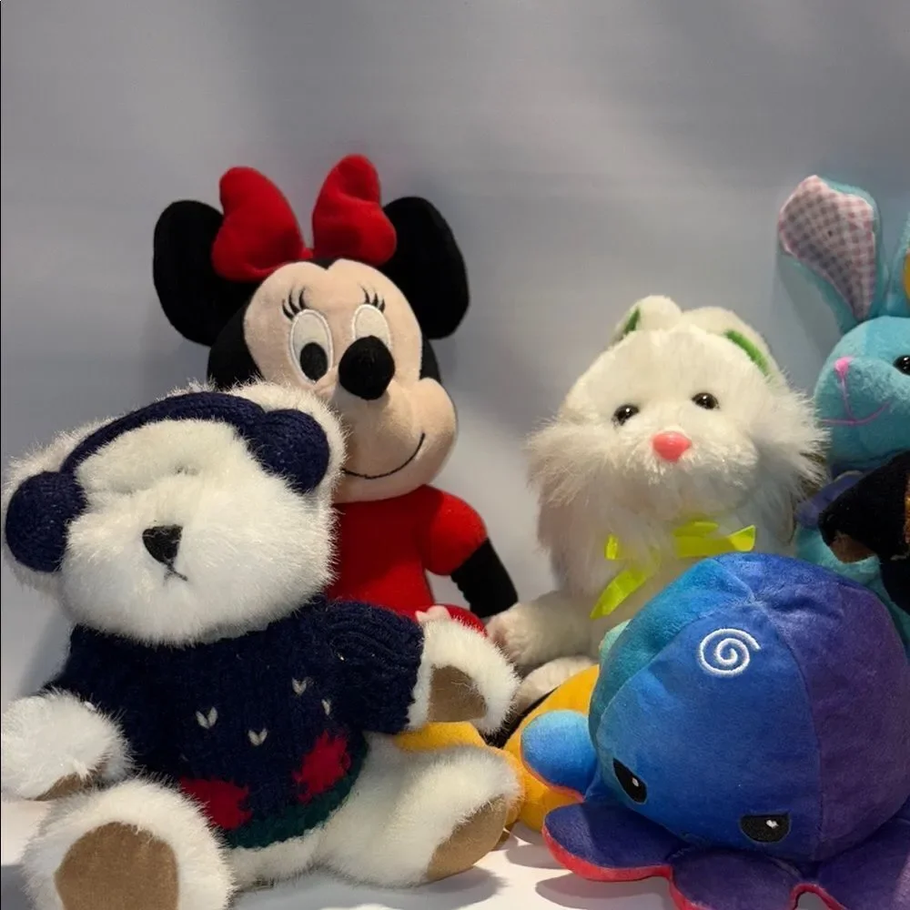 Plush Animal Toy Set - Multicolor